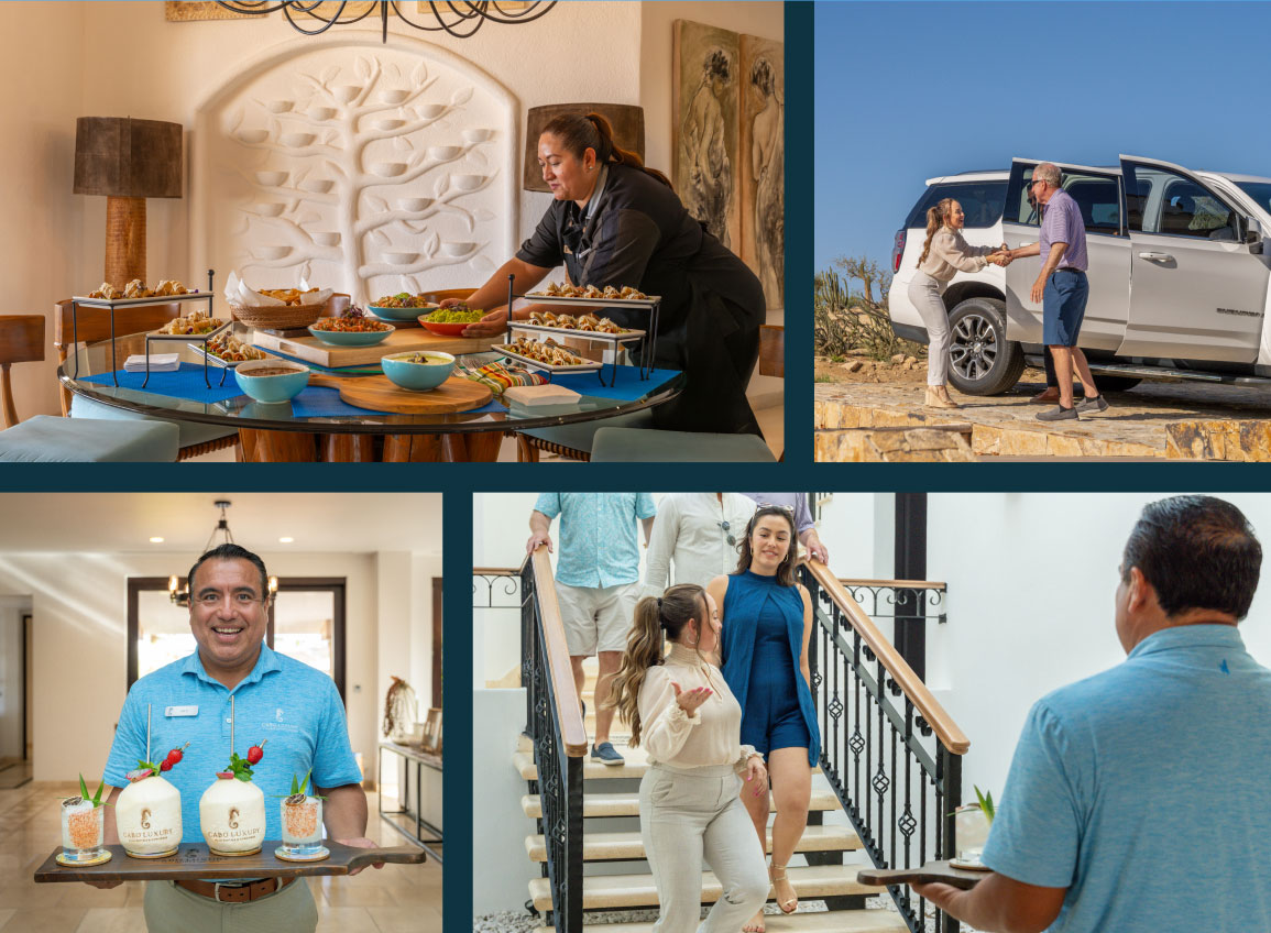 Concierge and in-villa services