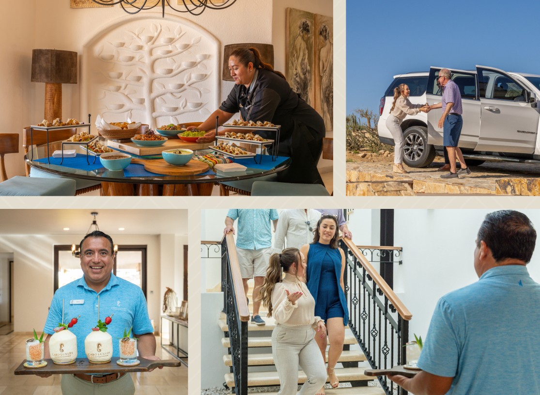 Concierge and in-villa services